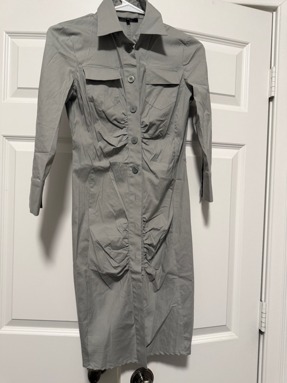 Patrizia Pepe Light Gray Shirt dress